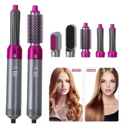 Rizadora 5 En 1 Cepillo Secador De Pelo